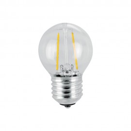 ΛΑΜΠΤΗΡΑΣ LED FILAMENT ΣΦΑΙΡΙΚΟΣ E27 4W 3000K (ΘΕΡΜΟ) 470Lm G45 220V VIVA