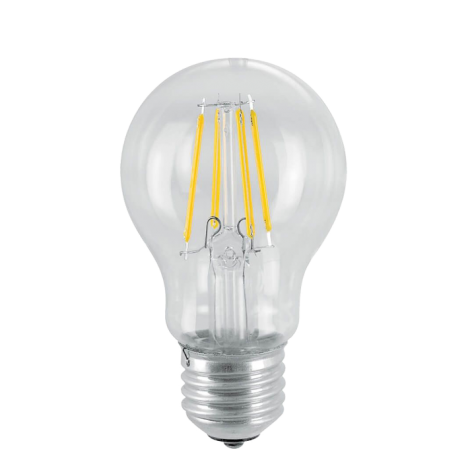 Λάμπα LED Filament E27 8W 3000K (ΘΕΡΜΟ) Α60 360o 806Lm VIVA