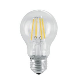 Λάμπα LED Filament Shadowless E27 8W 2700K (ΘΕΡΜΟ) Α60 360o 850Lm LIGHTEX