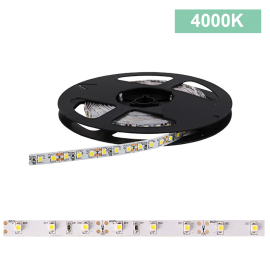 Ταινία LED 4.8W/m CHIP 3528 60chips/m 4000K (ΦΩΣ ΗΜΕΡΑΣ) 310Lm IP20 12V