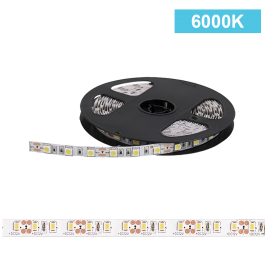 Ταινία LED 12W/m CHIP 5050 60chips/m 6000K (ΨΥΧΡΟ) 720Lm IP20 24V