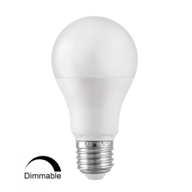 Λαμπτήρας Κοινός LED DIMMABLE E27 10W 4000Κ (ΦΩΣ ΗΜΕΡΑΣ) Α60 830Lm