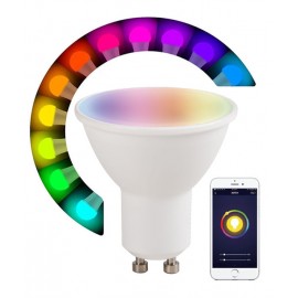 Λαμπτήρας LED RGB SMART WiFi GU10 5.5W 400Lm LIGHTEX