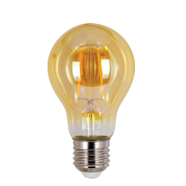 Λάμπα LED Amber Filament E27 6W 2700K (ΘΕΡΜΟ) A60 360o 590Lm VIVA