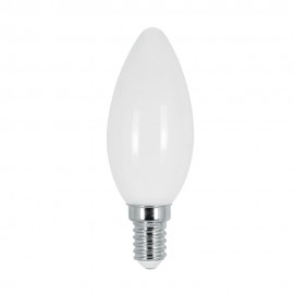 ΛΑΜΠΤΗΡΑΣ LED FILAMENT ΚΕΡΑΚΙ ΟΠΑΛ E14 4W 3000K (ΘΕΡΜΟ) 400Lm C35 220V VIVA