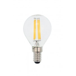 ΛΑΜΠΤΗΡΑΣ LED FILAMENT LEDISONE-2-ΔΙΑΦΑΝΟΣ ΣΦΑΙΡΙΚΟΣ G45 4W 532Lm E14 4000K (ΦΩΣ ΗΜΕΡΑΣ) 1514530 VITO